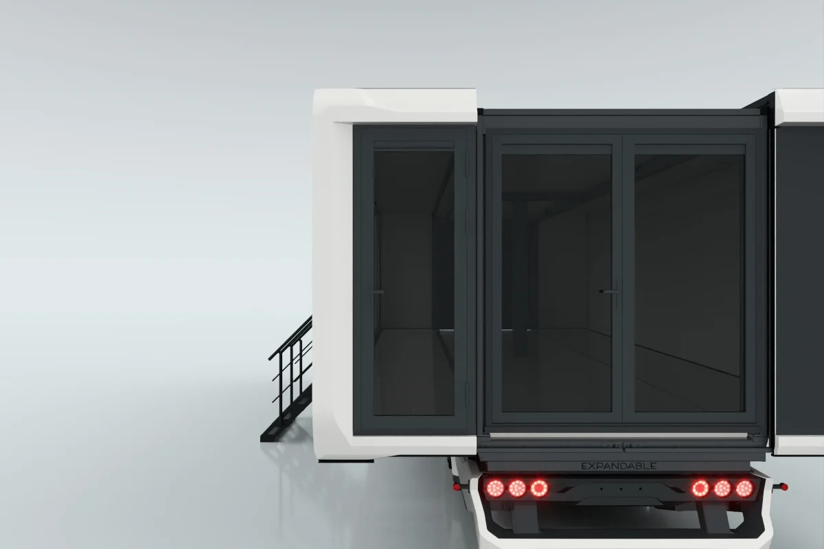 Door with glass