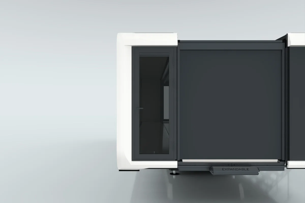 Door with glass