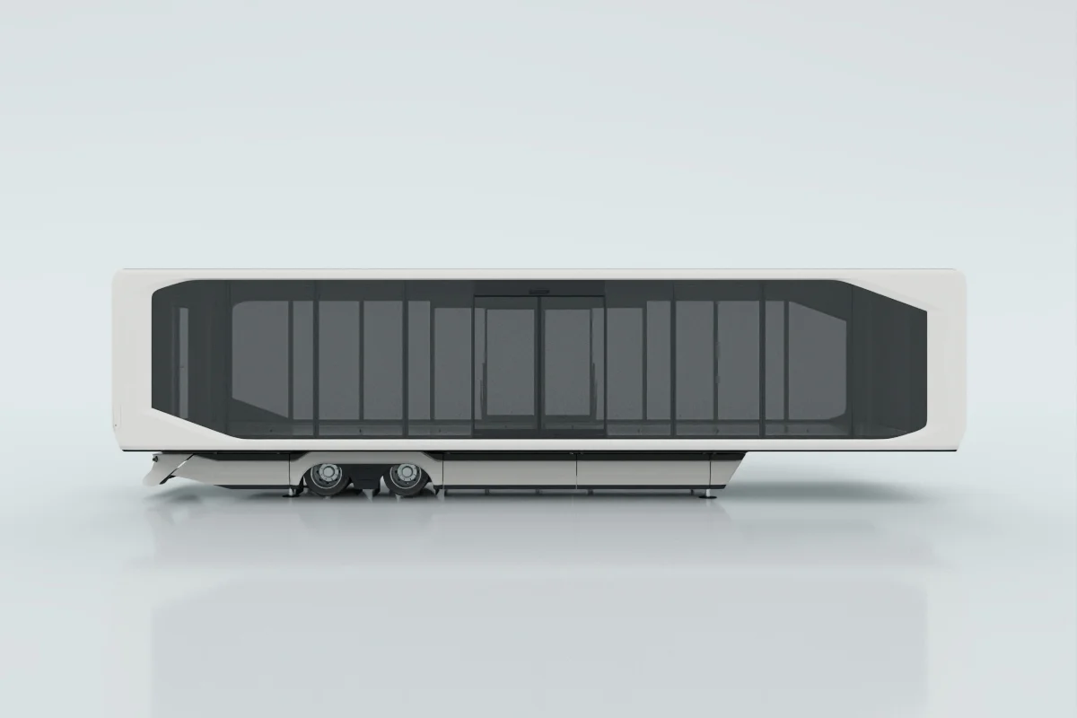 Premium glass with electric sliding doors
