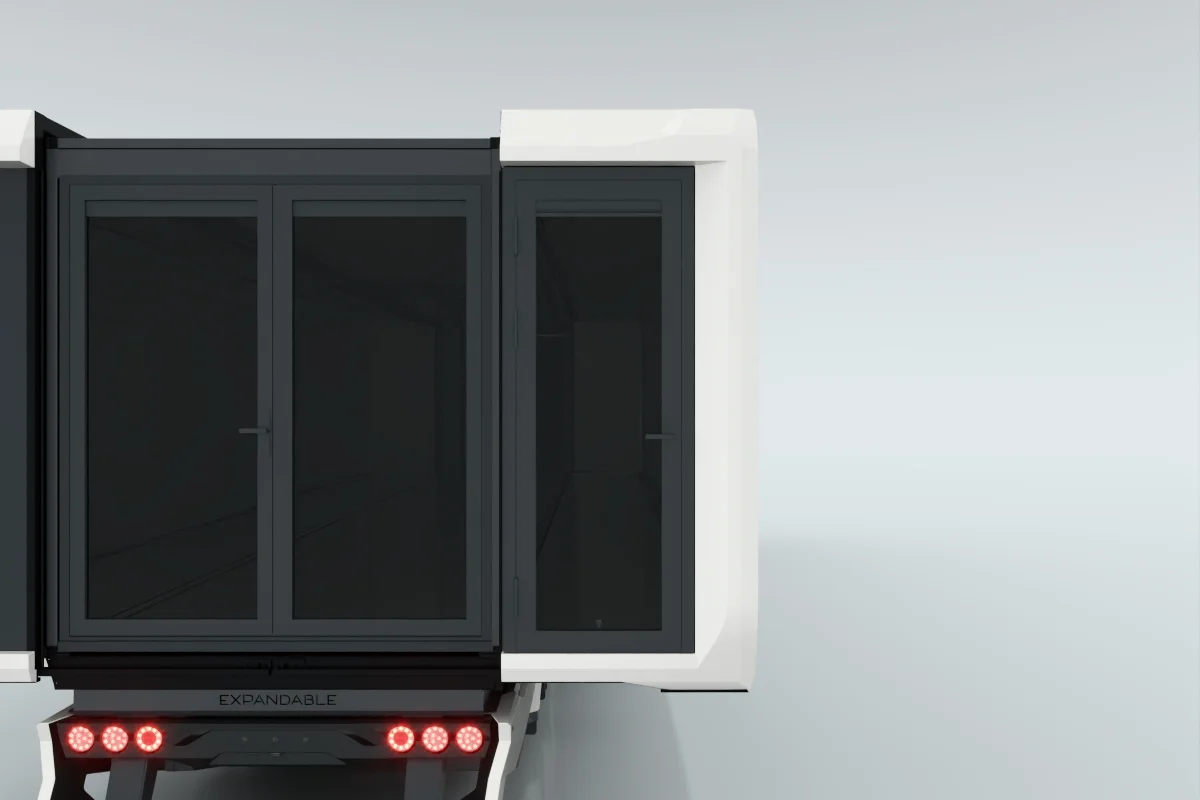 Door with glass