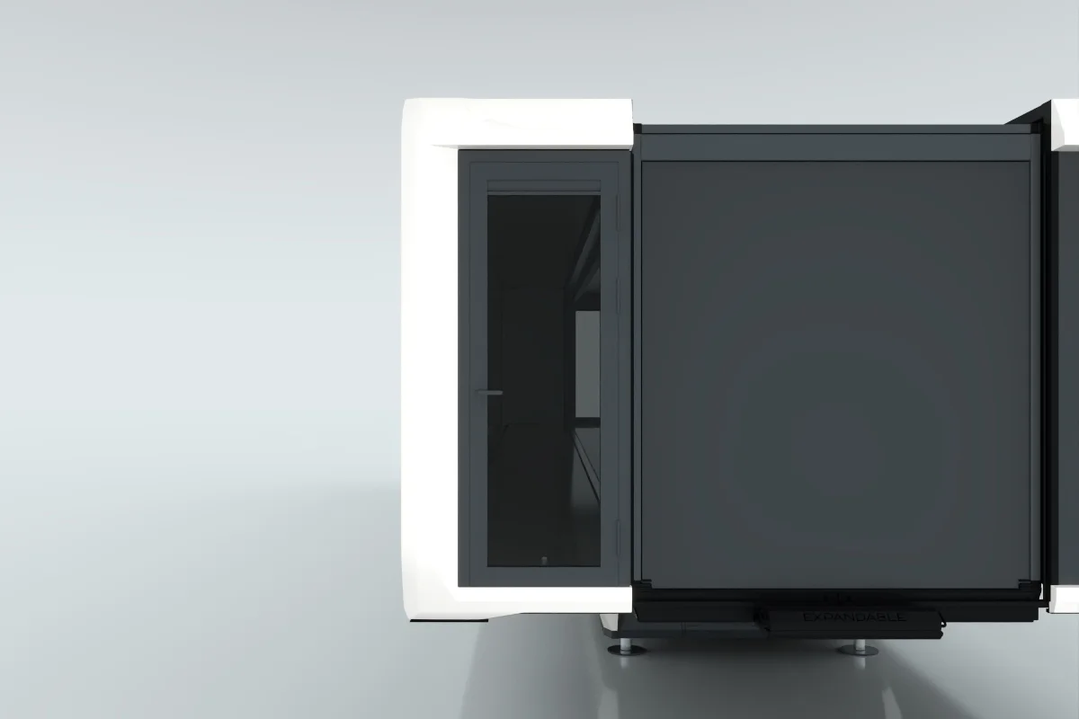 Door with glass