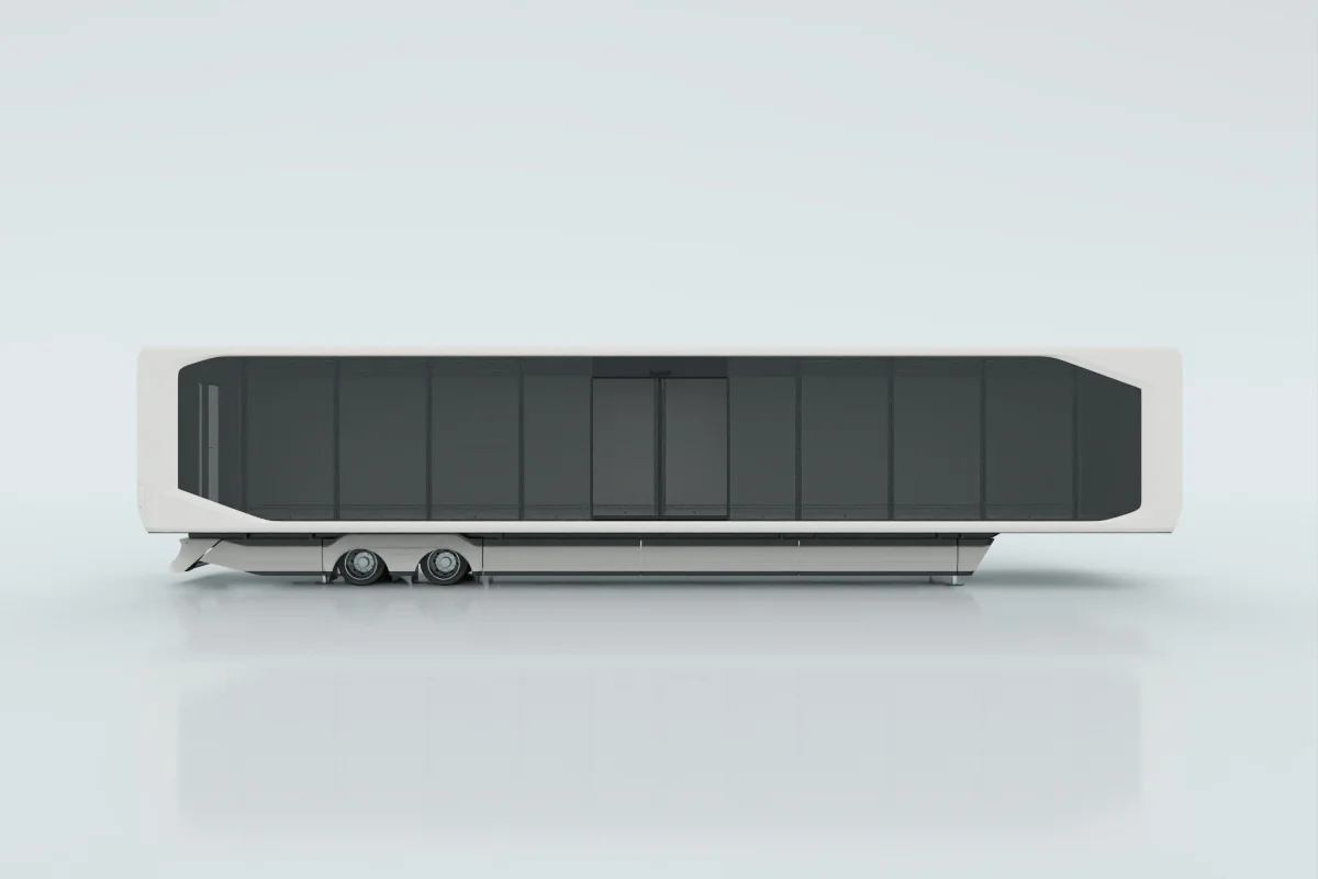 Premium glass with electric sliding doors