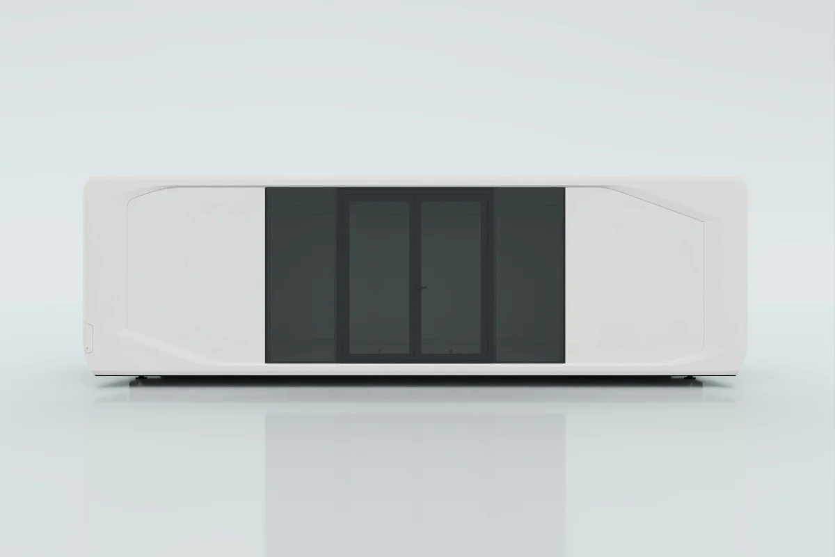 50% premium glass with double hinged door
