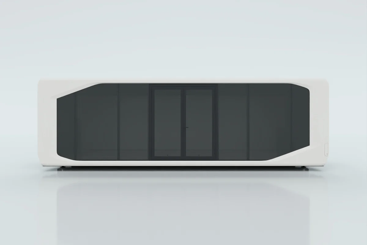 Premium glass with double hinged door