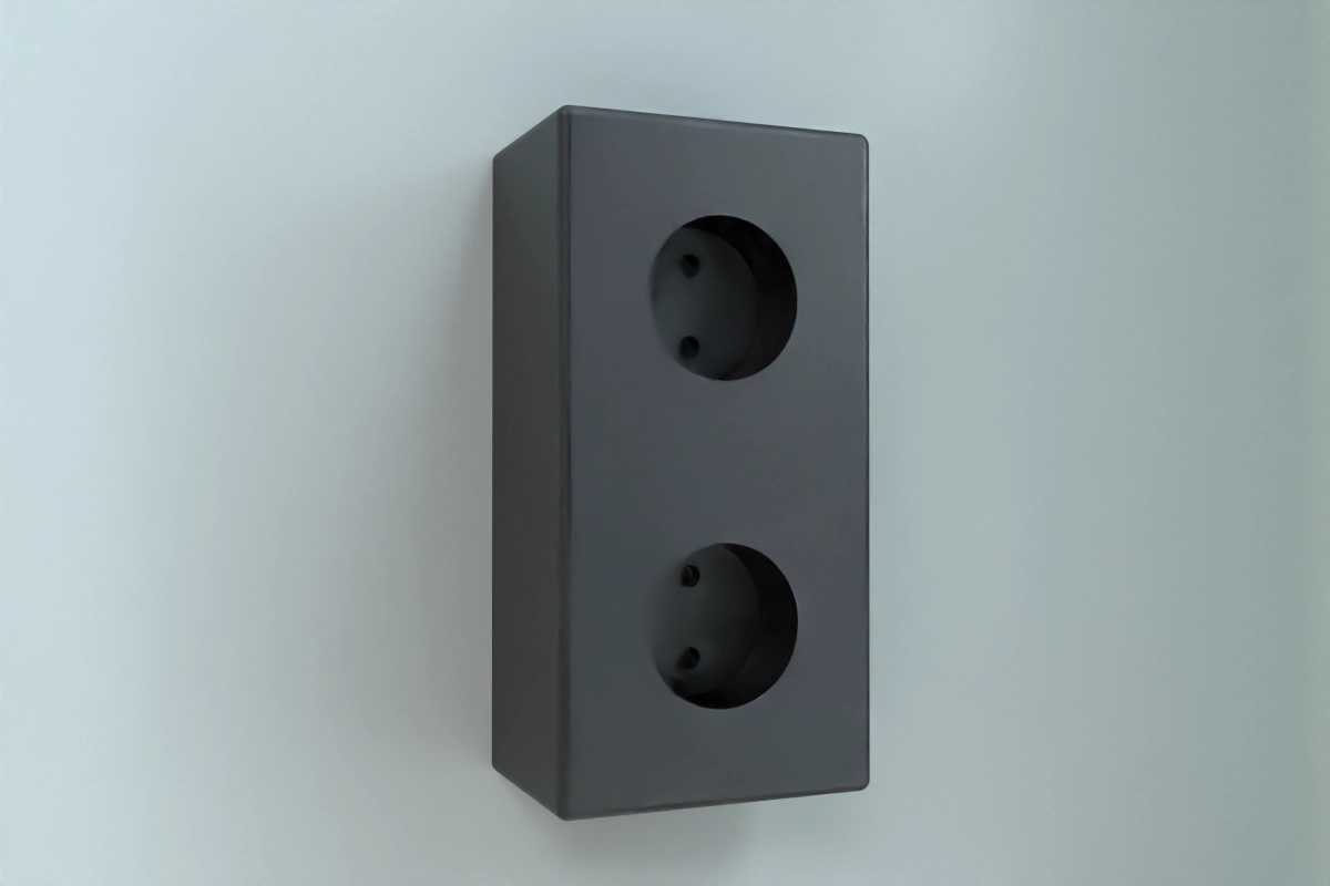 Double electricity socket